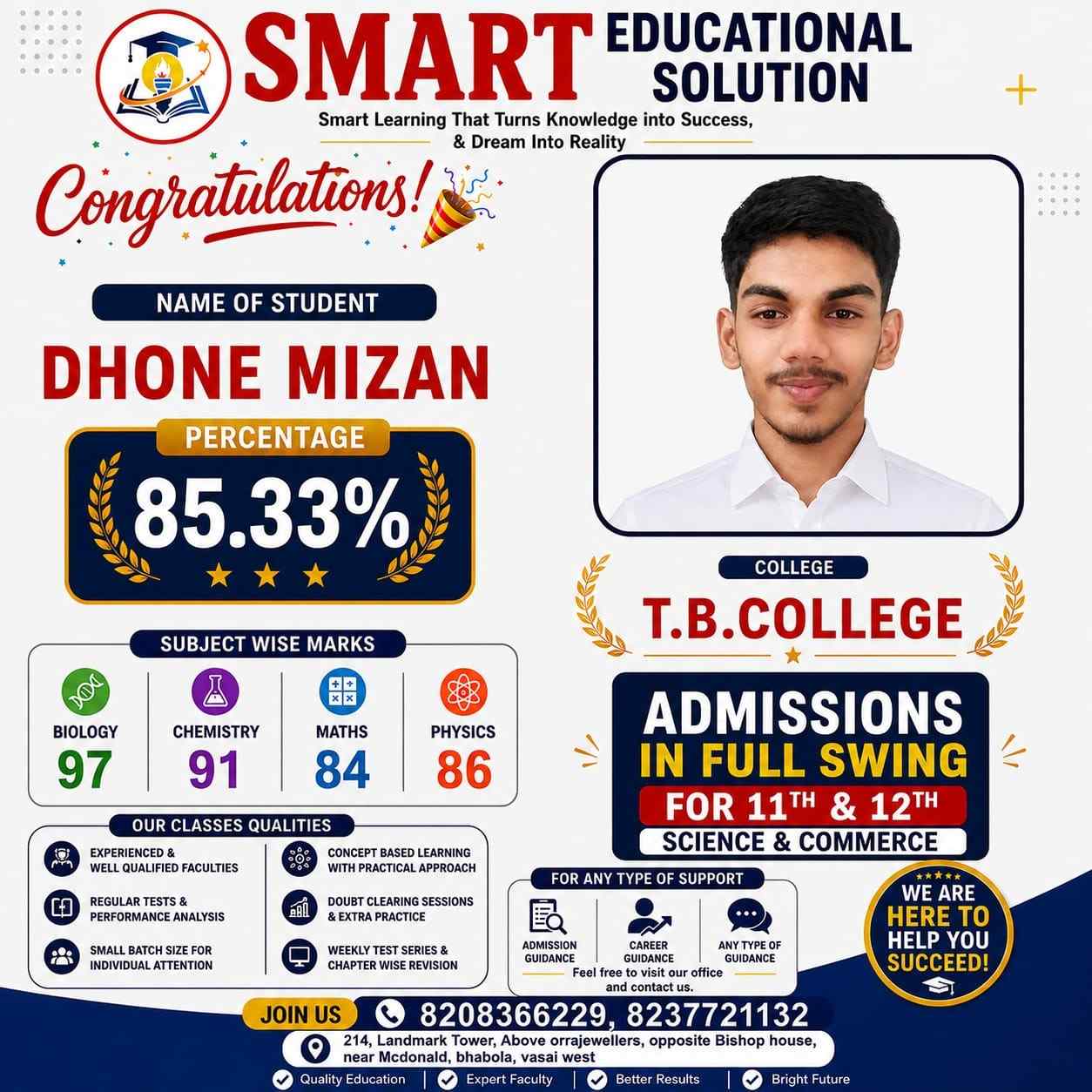 Dhone Mizan - Thomas Baptista College